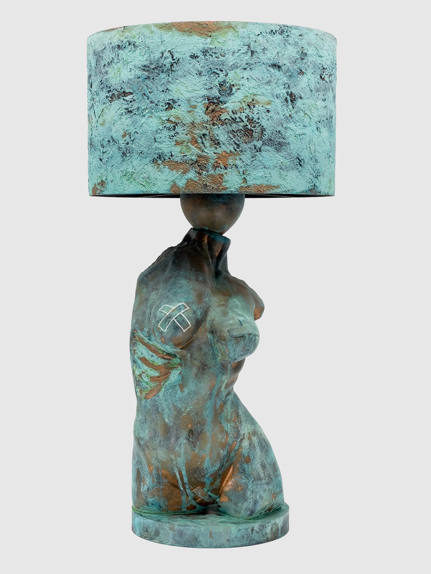 Verdigris Body Lamp