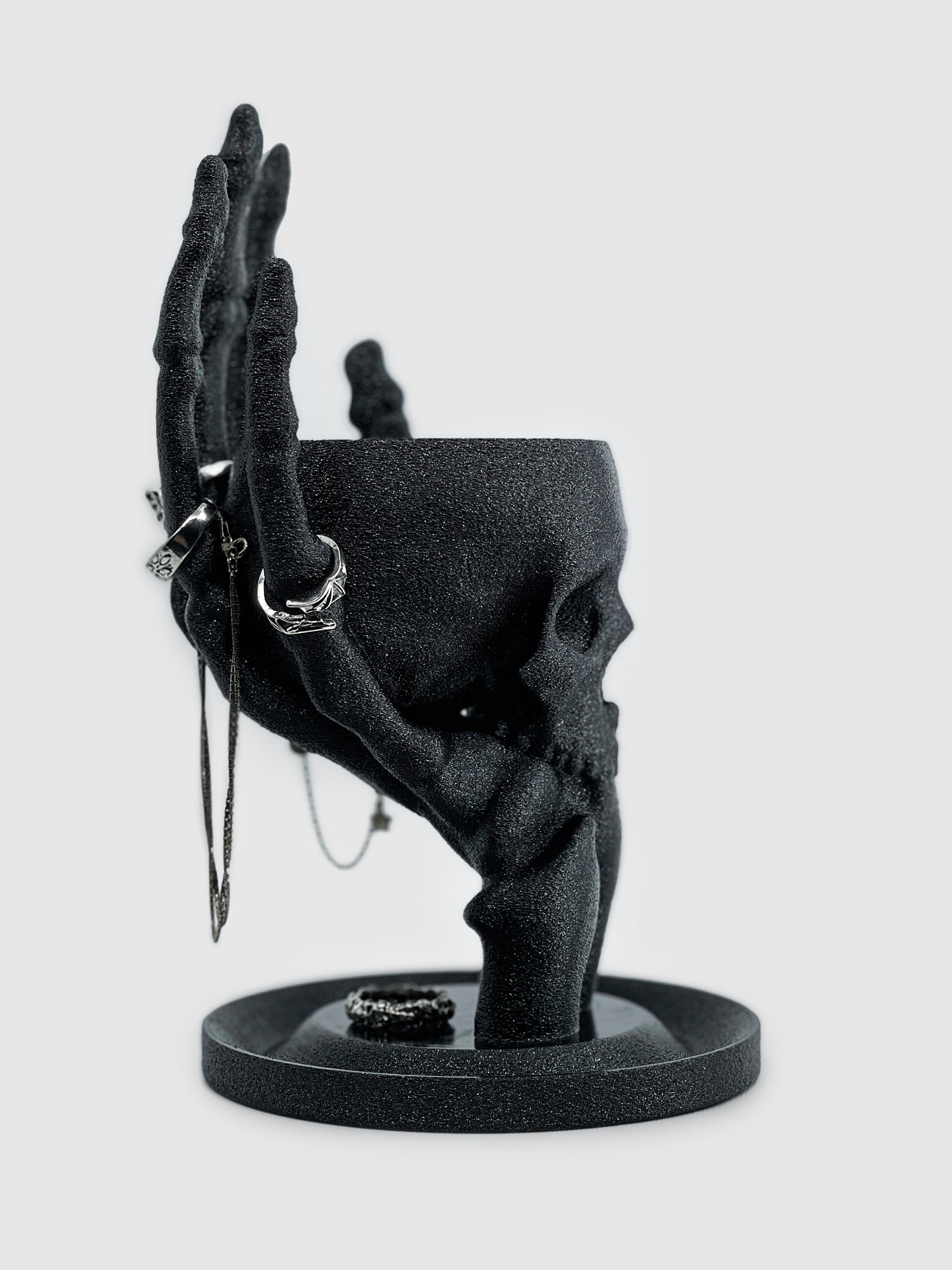Skull & Hand Jewelry Holder | Night Sky