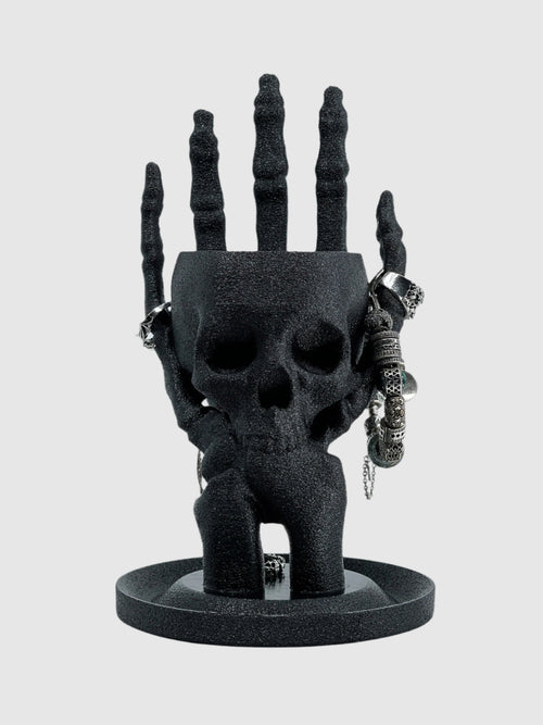 Skull & Hand Jewelry Holder | Night Sky