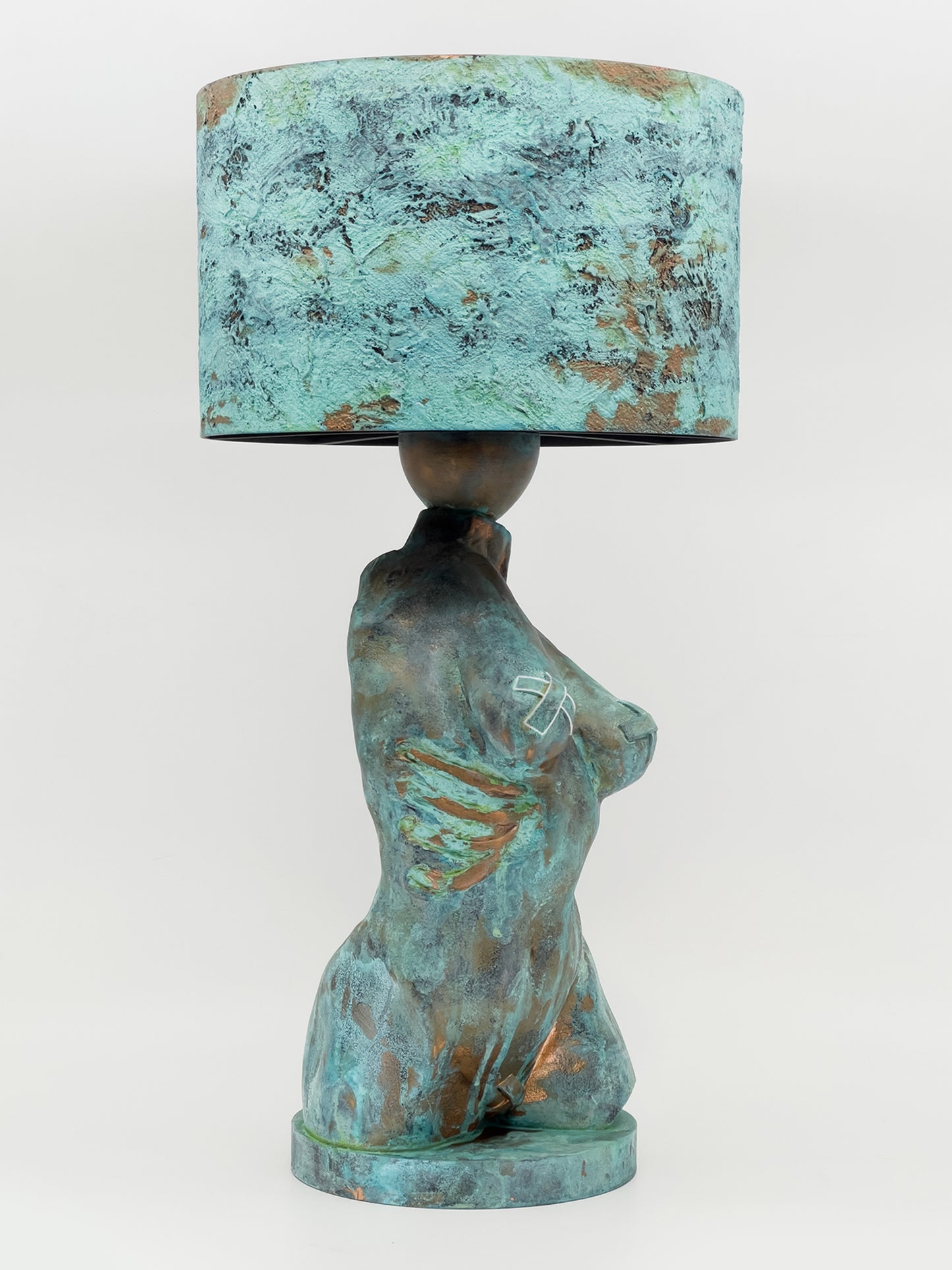 Verdigris Body Lamp