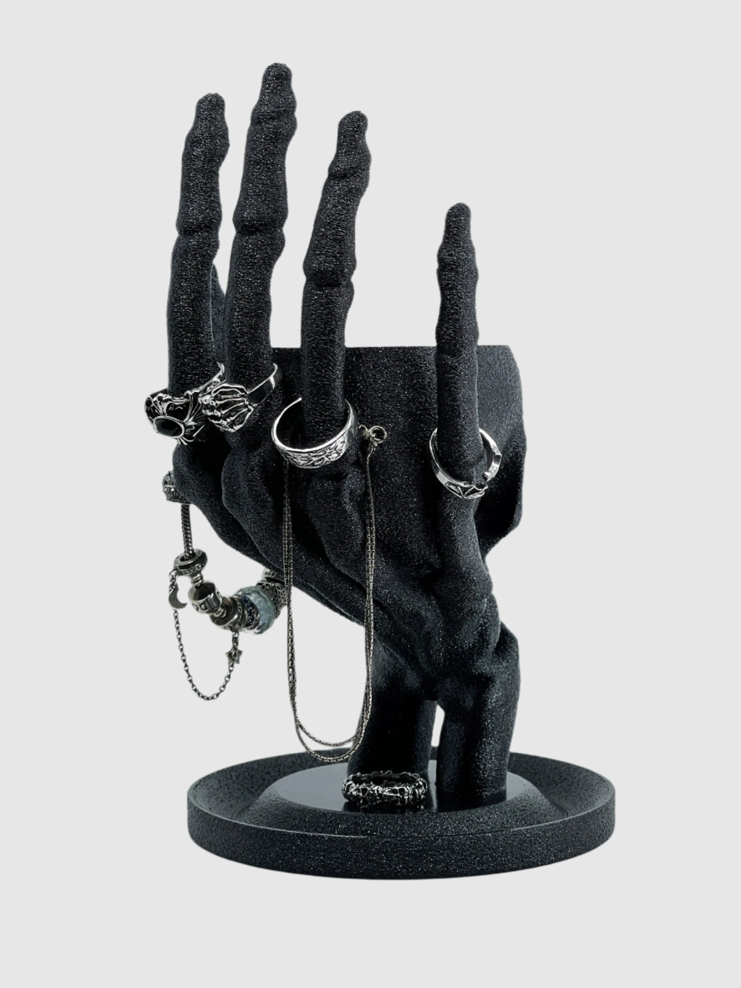 Skull & Hand Jewelry Holder | Night Sky