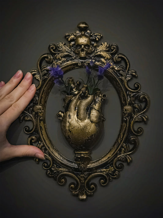 framed heart
