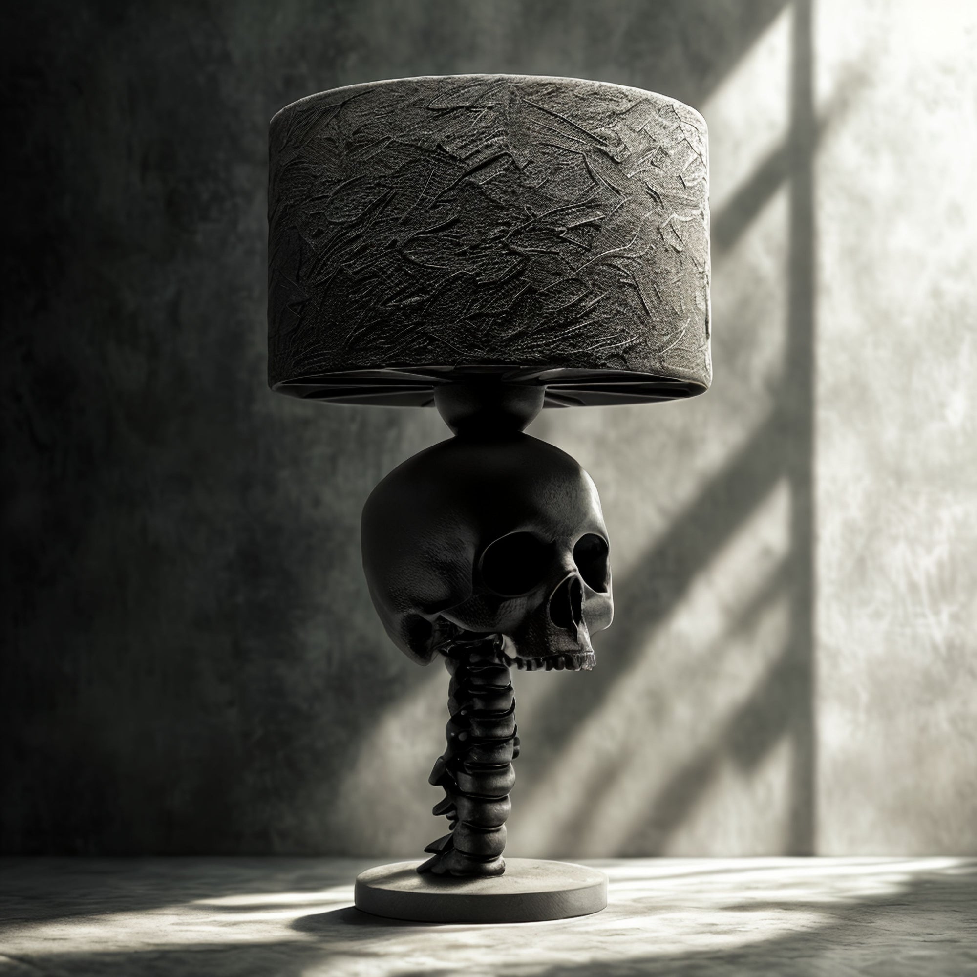 Skull Spine Lamp