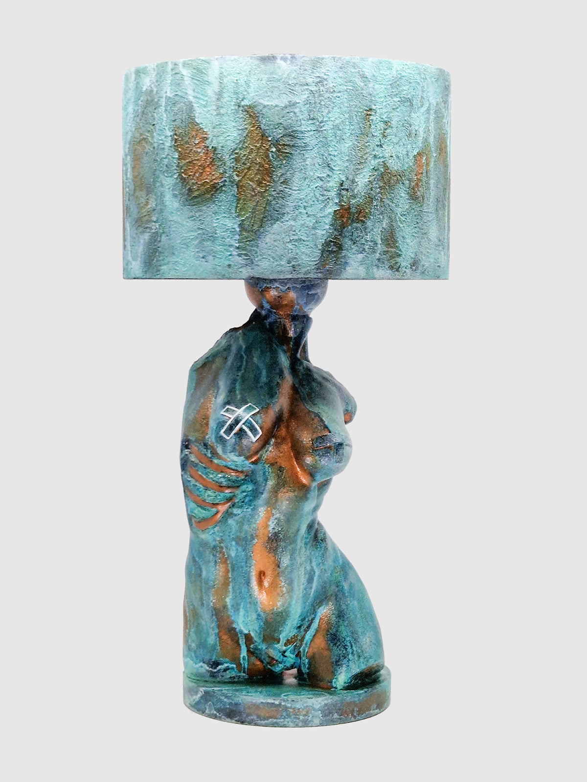Verdigris Body Lamp