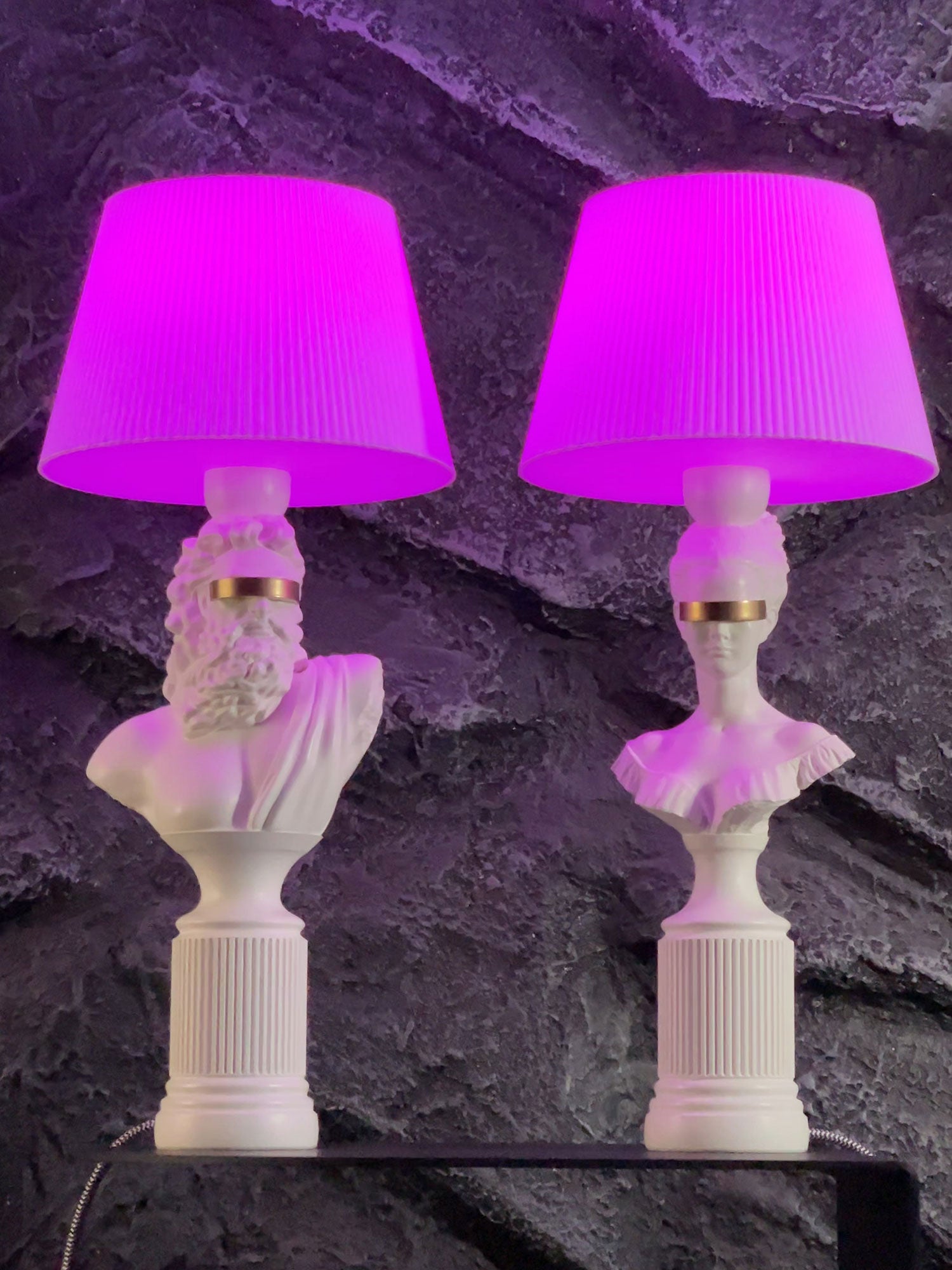 Blind Zeus & Hera set | White & Gold